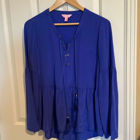 Lilly Pulitzer silk top - Picture 1 of 9